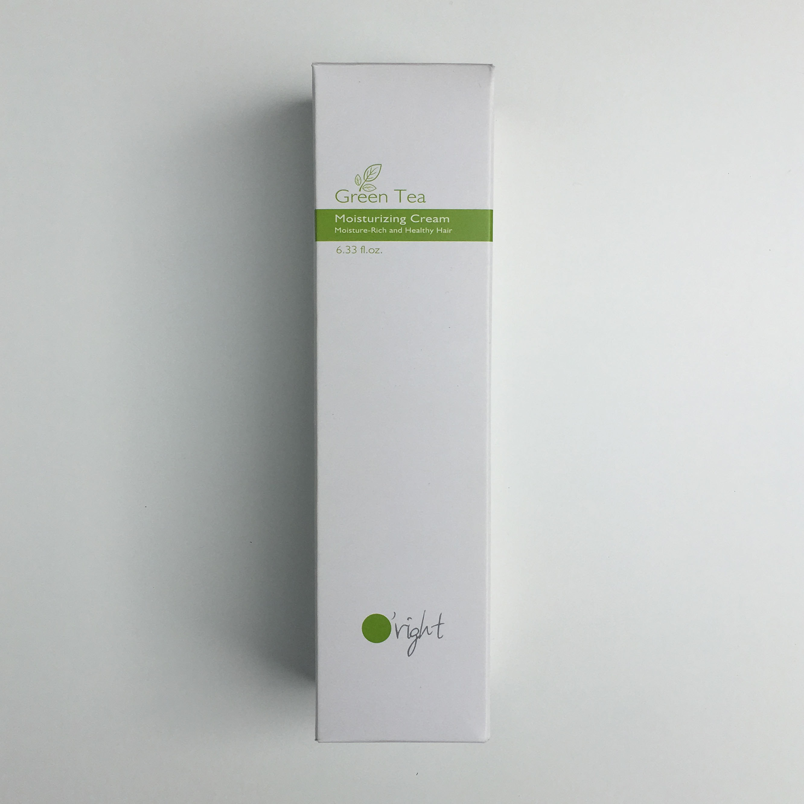 O'right Green Tea Moisturizing Cream 180 ml