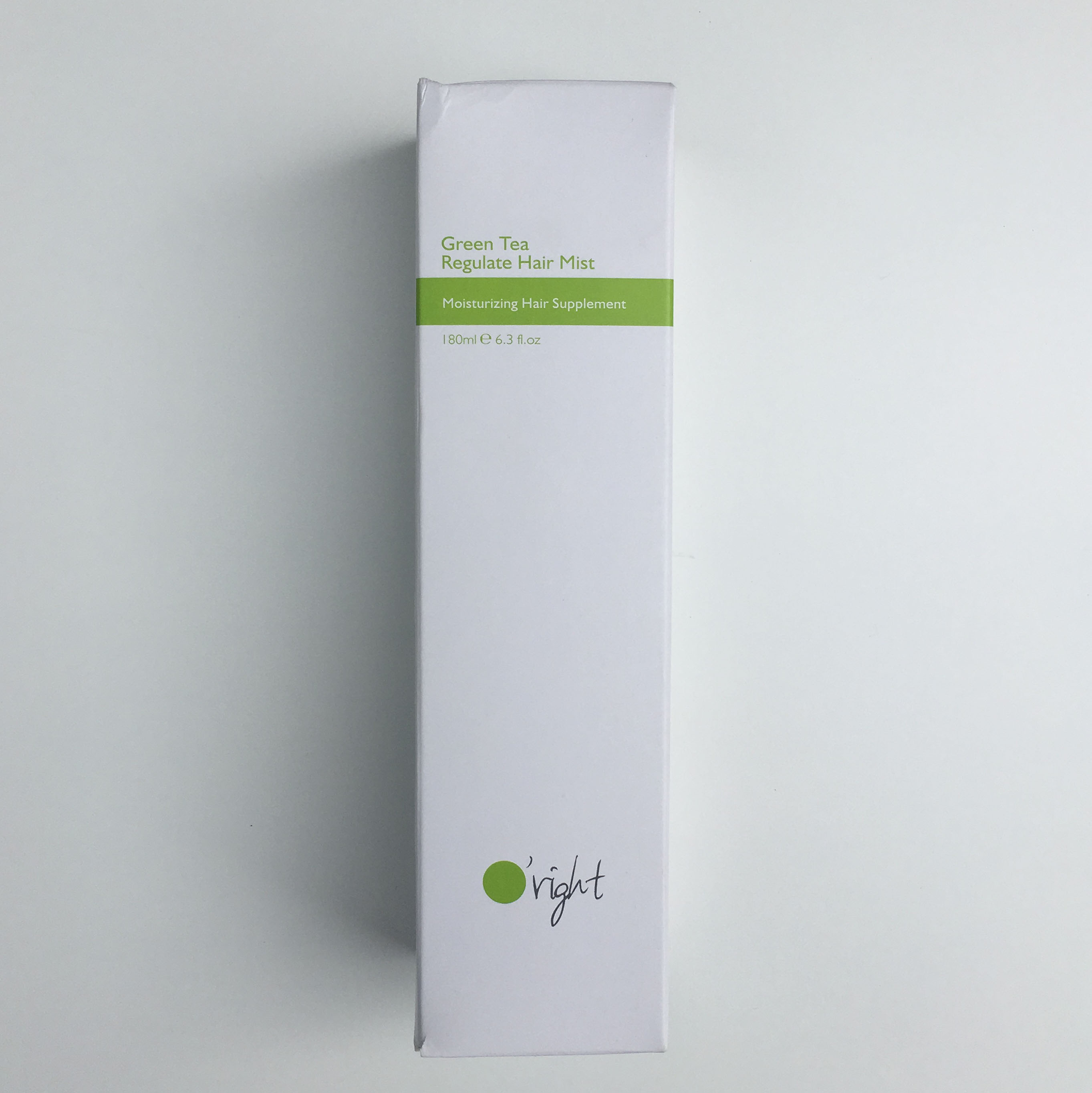 O'right Green Tea Regulate Hair Mist 180 ml Studio22